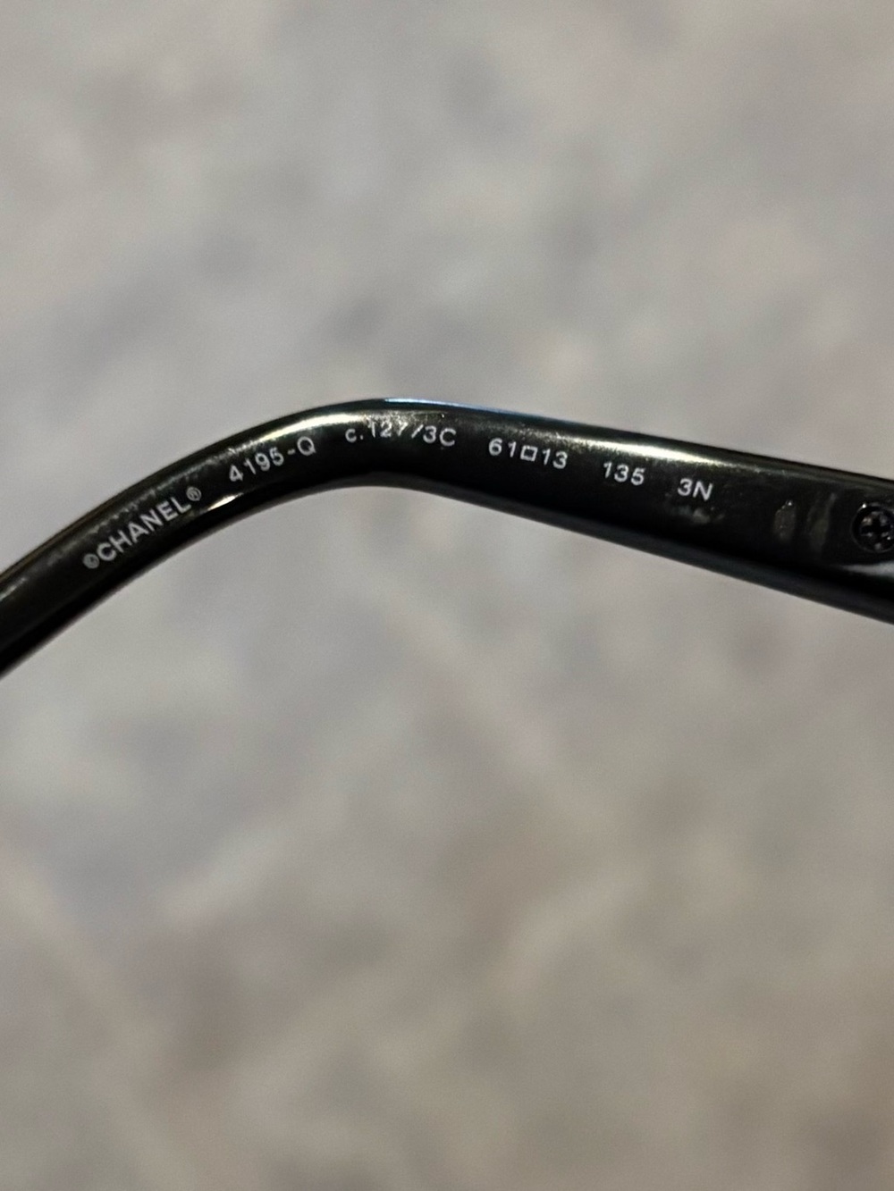 CHANEL Silver Aviator Sunglasses with Gradient Black Lenses - Picture 5 of 10